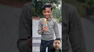 Banana and candy eating challenge comedy funny cute food krishnaavyu shortvideo [upl. by Ymerrej]