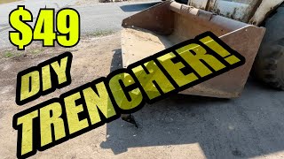 HOW TO Make Homemade Trencher for Irrigation Pipe Cable Wire Invisible Fence [upl. by Ranie]