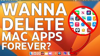 Delete or Uninstall Apps from Mac  MacOS MacBook Air Pro Settings [upl. by Llekram]