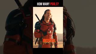 Deadpool How many pools shorts deadpool3 marvel marvelstudios deadpoolampwolvarine trending [upl. by Seebeck]