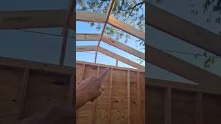 Building a shed roof [upl. by Immac90]