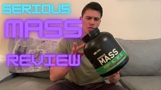 Optimum Nutrition Serious Mass Weight Gainer Protein Powder Review [upl. by Sandberg898]