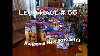 Lego Haul  56  Awesome New 2019 Sets [upl. by Eirret188]