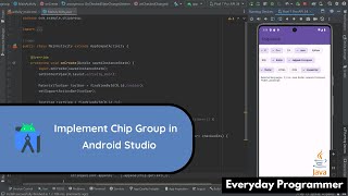 How to implement Chip Group in Android Studio [upl. by Yliram46]