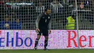 Slovenija  Srbija 10 gol i promaseni penal Vidica 11102011 [upl. by Cleopatra]