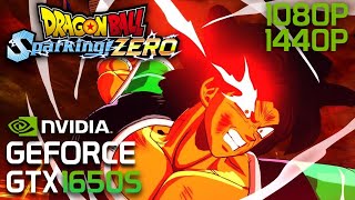 Dragon Ball Sparking Zero  GTX 1650 Super  Quick Performance Test [upl. by Idnat]