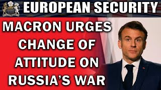 Macron Wants Stronger Support for Ukraine [upl. by Nahseez742]