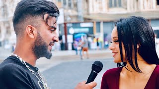 Do You Know Who Is Karan Aujla  Interview In Punjabi With Cute Girls [upl. by Alfred]