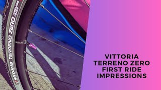 Vittoria Terreno Zero First Ride Impressions Review [upl. by Christoph264]