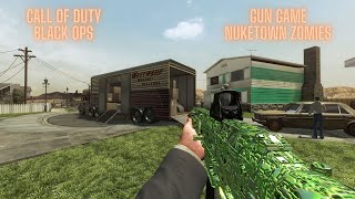 Black Ops Zombies Nuketown Gun Game Custom Maps [upl. by Ramu]