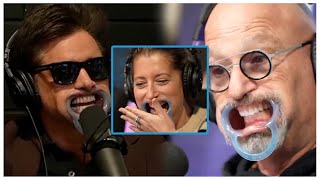 John Stamos Howie Mandel Preacher Lawson Play The Mouthguard Challenge [upl. by Tanaka22]