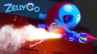 ZellyGo  Fireworks  HD Full Episodes  Funny Cartoons for Children  Cartoons for Kids [upl. by Elleirda]