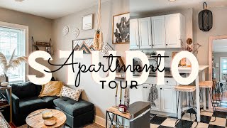 MY TINY HOUSE 200 SQ FT STUDIO APARTMENT TOUR  Small Space Tips amp Tons of Decor Inspo [upl. by Kirat]