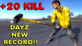 Theyll nerf the sledgehammer because of me  DayZ NEW RECORD [upl. by Aremaj817]