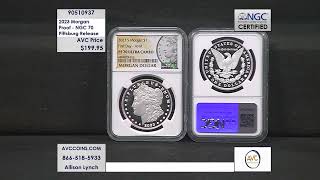 2023 Morgan Dollar Proof Pittsburg Release NGC 70 [upl. by Lotus]