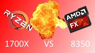 AMD FX 8350 vs AMD Ryzen R7 1700X Benchmarks  My Experience [upl. by Annola]