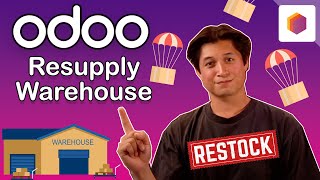 Resupplying Warehouse  Odoo Inventory [upl. by Ellemaj506]