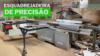 ESQUADREJADEIRA DE PRECISÃO EXCELENTE ALTENDORF WA8x [upl. by Ahsad]