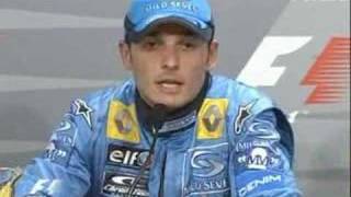 Fisichella analyzes Japanese GP 2005 [upl. by Lovash]