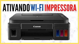 COMO ATIVAR O WI FI NA IMPRESSORA CANON shorts [upl. by Crin]