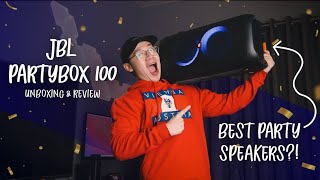 BEST JBL PARTYBOX 100 REVIEW UNBOXING  REVIEW  SOUND TEST [upl. by Grekin]