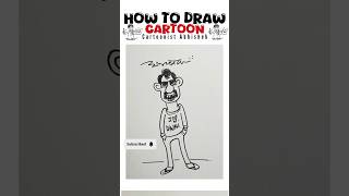 Cartoon drawing tutorial  How to draw cartoon  Cartoon Cartoons drawing shorts [upl. by Erleena828]