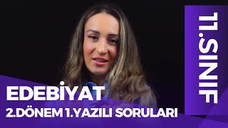 11SINIF EDEBİYAT 2DÖNEM 1YAZILI SORULARI  MEB ORTAK SINAV [upl. by Nabal]