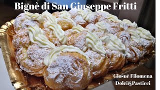 Bignè di San Giuseppe Fritti [upl. by Lennad]