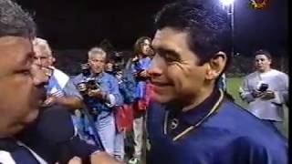 2011996 C de Oro Boca1 vs Racing0 Fabbri con Maradona [upl. by Ysiad]