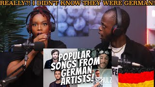 ARE THESE GERMAN SONGS 😱 Popular Songs from German Artists  His First Time REACTION😱😱 [upl. by Elylrac253]