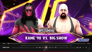 WWE Kane vs Big Show gameplay PC game 2024 [upl. by Iamhaj]