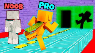 Minecraft RETO de 1500 si ATRAVIESAS el AGUJERO en la PARED de MOCO 🤢💸 Noob vs Pro [upl. by Alodee]