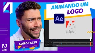 ANIMANDO LOGOS COM O AFTER EFFECTS  ADOBE 4 ALL [upl. by Silvia]