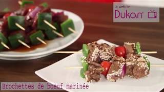 Recette Dukan brochette de poulet marinée [upl. by Anafetse]