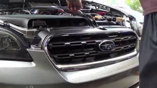 How to Remove Grille Assembly  2005 Subaru Outback [upl. by Aihcila]