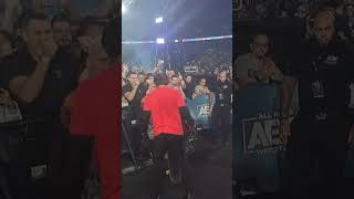 Sting amp Darby Allin exit after winning at AEW All In aew aewallin wrestling wrestledream [upl. by Mosa]