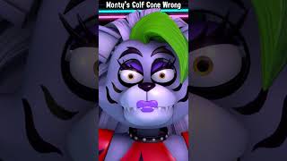 Montys Golf Gone Wrong shorts fnafanimation roxy [upl. by Anierdna]