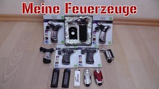 Meine Gasbrenner amp Feuerzeuge  Vorstellung  Test 1080p Full HD [upl. by Occor]