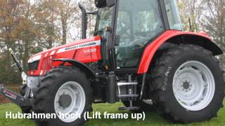 Massey Ferguson 5400  Zuidberg  Frontkraftheber und Frontzapfwelle  Frontlinkage and PTO [upl. by Rasecoiluj737]