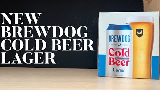 Brewdog Cold Beer Lager Review  Brewdog Beer Review [upl. by Abisia463]