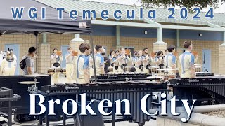 Broken City 2024  In the Lot  WGI Temecula Prelims [upl. by Davin]