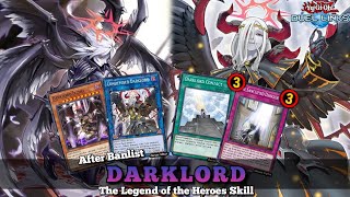 DARKLORD Deck After New Banlist ft the Legend of the Heroes Skill YuGiOh Duel Links [upl. by Bael]