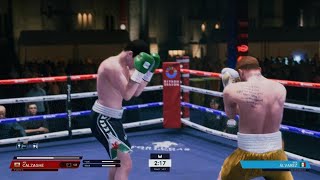 JOE CALZAGHE vs CANELO ALVAREZ multiplayer gameplay in Undisputed BOXING Pound for pound FiGHTnight [upl. by Meir]