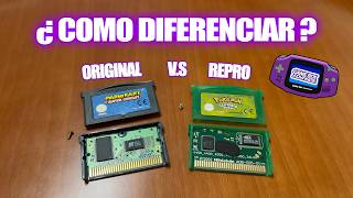 CÓMO DIFERENCIAR CARTUCHOS REPRO de Gameboy Advance [upl. by Cuthbert]