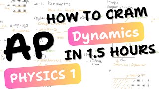 How to Cram Dynamics in 15 hours AP physics 1 [upl. by Haff]