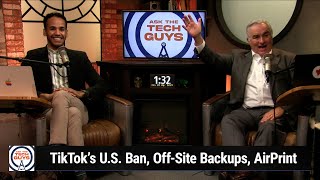 Which Wife  TikTok’s US Ban OffSite Backups AirPrint [upl. by Ettellocin]