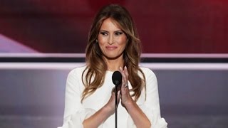 Melania Trump Plagiarizes Michelle Obama’s Speech [upl. by Hallvard]