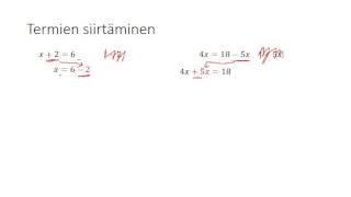 13 Termien siirtäminen [upl. by Snapp]