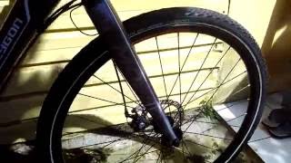 Fork Mosso M5 Pro on Hybird Bike Polygon Heist 30 [upl. by Anen]