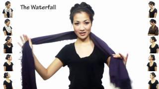 25 Ways to Wear a Scarf in 45 Minutes [upl. by Pernick627]